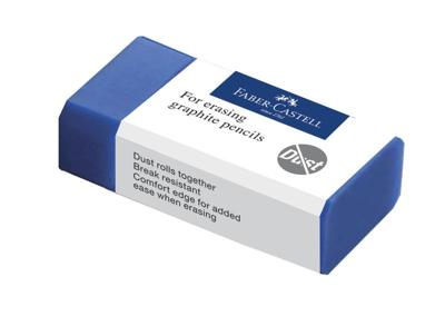 Faber Castell Gum stofvrij - Blauw