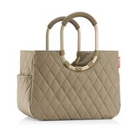 Reisenthel Loopshopper L-Frame Rhombus Olive - thumbnail