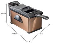 Bestron AF370CO Friteuse 3,5L 2000W Koper - thumbnail