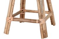 Kruk Home ESPRIT Natuurlijk vlechtwerk Rotan 37 X 37 X 49,5 cm - thumbnail