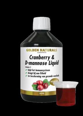 Golden Naturals Cranberry & D-Mannose Liquid Golden Naturals Cranberry & D-Mannose Liquid