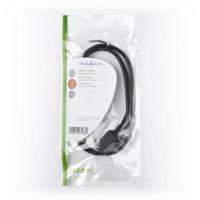 USB 2.0-Kabel | A Male - A Female | 1,0 m | Zwart - thumbnail