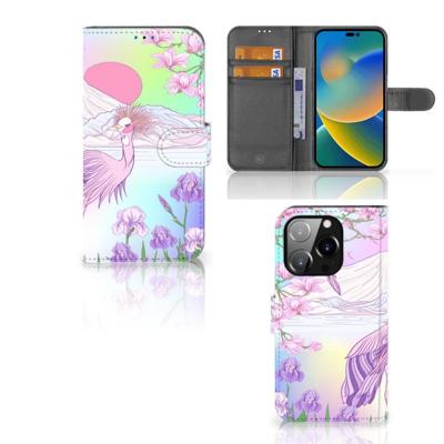 iPhone 14 Pro | Telefoonhoesje | Met pasjeshouder | Bird