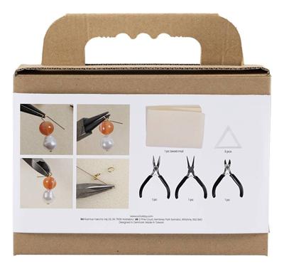 Creativ Company Gereedschapsset voor sieraden, l: 10+11+12 cm, 1 set/ 1 doos