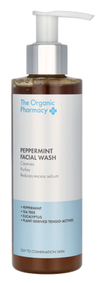 The Organic Pharmacy Peppermint Facial Wash 200 ml Make-up verwijderaar en reiniger
