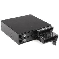 StarTech.com Wissellijst voor 2,5 inch SATA/SAS-schijven, 4 stuks, mobiel rek voor SATA II en III - thumbnail