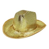 Hoed Groovy goud - thumbnail