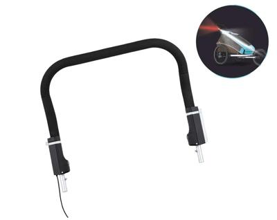 Croozer two-seater sliding light bar