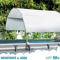 Intex 28054 Zwembadoverkapping 375x300 cm Wit/Grijs - thumbnail