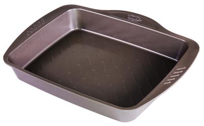 Anti-Aanbak Ovenplaat Pyrex Bruin Zwart Metaal Staal