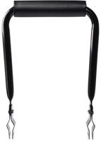 Simson Rugleuning met rugkussen 27 cm zwart - thumbnail