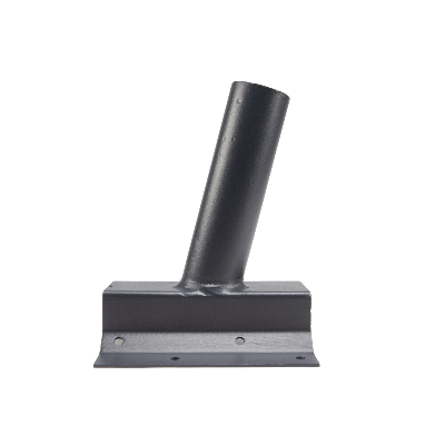 Wandsteun muursteun 60mm voor Kofferarmatuur LED zwart