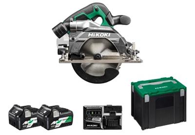 Hikoki C3606DBWPZ | Accu cirkelzaag | 36V | 66 mm | 2 MV accu&apos;s en lader | In HSC IV koffer - C3606DBWPZ