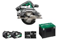 Hikoki C3606DBWPZ | Accu cirkelzaag | 36V | 66 mm | 2 MV accu&apos;s en lader | In HSC IV koffer - C3606DBWPZ - thumbnail