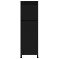 Badkamerkast 30x30x95 cm spaanplaat zwart - thumbnail