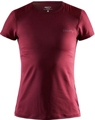 Craft 1908767 Adv Essence Ss Slim Tee Wmn - Bright Red - L