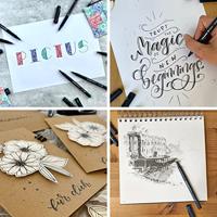 Schneider fineliner Pictus, etui van 8 stuks, zwart - thumbnail