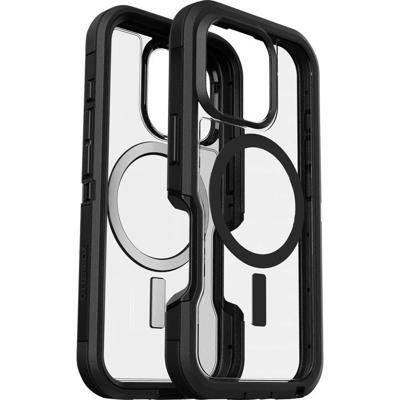 Otterbox Defender XT Case Apple iPhone 16 Pro Zwart, Transparant Stofdicht, MagSafe compatible, Stootbestendig, Met schouderriem