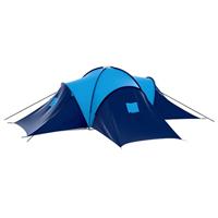 VidaXL Tent 9-persoons donkerblauw en blauw - thumbnail