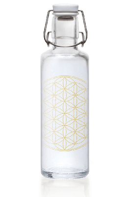 Soulbottle Waterfles Flower of Life (600 ml)