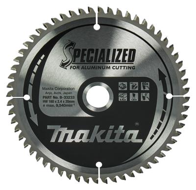 Makita Accessoires Cirkelzaagblad | Aluminium | 160X20X2,4 60T 0G - B-33233