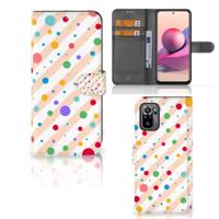 Xiaomi Redmi Note 10S | 10 4G | Poco M5s | Telefoon Hoesje | Dots - thumbnail