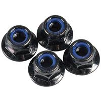 HPI - Flanged lock nut m5 (clockwise/black/4pcs) (Z682) - thumbnail