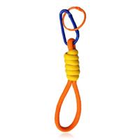 Fluorescerende Lanyard Strap Voor Sleutels - Oranje Geel Blauw - thumbnail