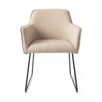 Jesper Home Eetkamerstoel 'Hofu' Slide Black, kleur Wild Walnut - thumbnail