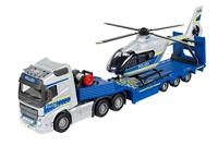 Majorette Volvo Truck + Airbus H135/H145 politiehelikopter Kant-en-klaar model Bedrijfswagen (model) - thumbnail