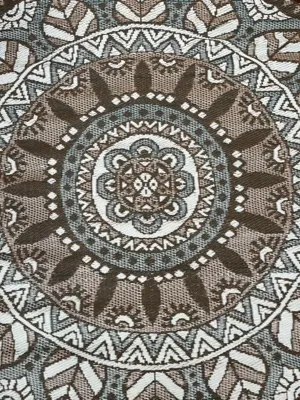 Blommie's lifestyle Buitenkleed rond d180cm turquoise