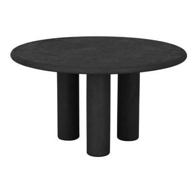 DTP Home Ronde Eettafel 'Clio' Betonlook, 140cm, kleur Zwart DTP Home Ronde Eettafel 'Clio' Betonlook, 140cm, kleur Zwart