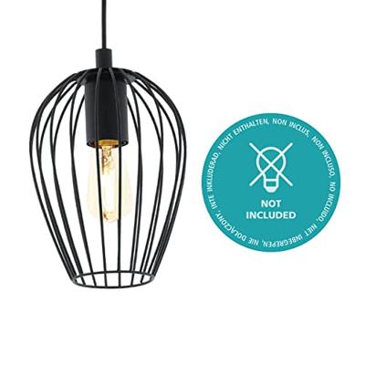 Eglo Hanglamp e27 zwart 'newtown' Eglo Hanglamp e27 zwart 'newtown'