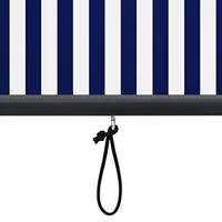 Rolgordijn voor buiten 60x250 cm blauw en wit - thumbnail