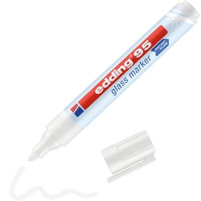 Edding 95 Glasmarker Wit 1.5 mm, 3 mm