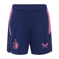 Castore Feyenoord Trainingsbroekje 2025-2026 Kids Donkerblauw Roze - thumbnail