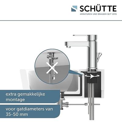 SCHÜTTE wastafelmengkraan elephant chroomkleurig