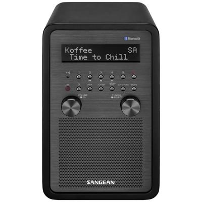 Sangean DDR-60 Radio DAB+, DAB, VHF (FM) AUX, Bluetooth, NFC Incl. afstandsbediening, Wekfunctie Zwart Sangean DDR-60 Radio DAB+, DAB, VHF (FM) AUX, Bluetooth, NFC Incl. afstandsbediening, Wekfunctie Zwart
