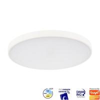 Slimme Led Plafondlamp 20 Watt - Plafon Wit - CCT - Wifi/Bluetooth - Ø390mm - IP20 - thumbnail