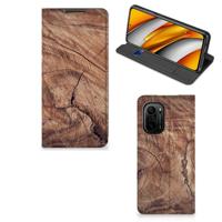 Xiaomi Mi 11i | Poco F3 Book | Wallet Case | Tree Trunk - thumbnail