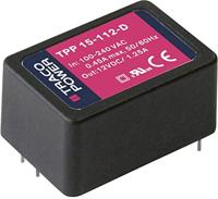 TracoPower TPP 15-115-D Schakelnetvoedingsmodule 15 V/DC 1 A 15 W - thumbnail