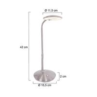 Steinhauer Tafellamp zenith LED 1470st staal - thumbnail