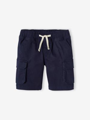 Gemakkelijk aan en uit te trekken battle short voor jongens marineblauw Gemakkelijk aan en uit te trekken battle short voor jongens marineblauw