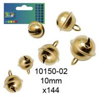 Vaessen Creative • bellen met oog goud 12mm 24pcs - thumbnail