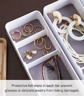 Yamazaki Sieradendoos - 3 niveaus en deksel - Rin - Wit