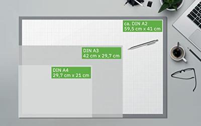 Sigel World Map HO560 Bureau onderlegger Blanco Meerdere kleuren (b x h) 595 mm x 410 mm