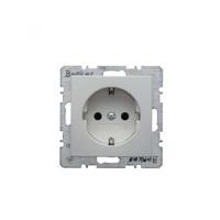 Berker S1 wandcontactdoos met randaarde 1-voudig polarwit mat 6147431909 - thumbnail