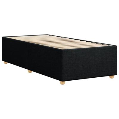Bedframe zonder matras 80x200 cm stof zwart