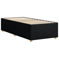 Bedframe zonder matras 100x200 cm stof zwart - thumbnail