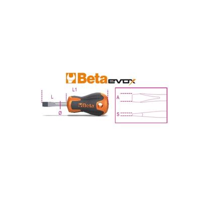 Beta 1201EN 6,5X30 Evox schroevendraaiers voor sleufsschroeven | extra-korte uitvoering | verchroomd | tip gebruneerd - 012011106 012011106 Beta 1201EN 6,5X30 Evox schroevendraaiers voor sleufsschroeven | extra-korte uitvoering | verchroomd | tip gebruneerd - 012011106 012011106
